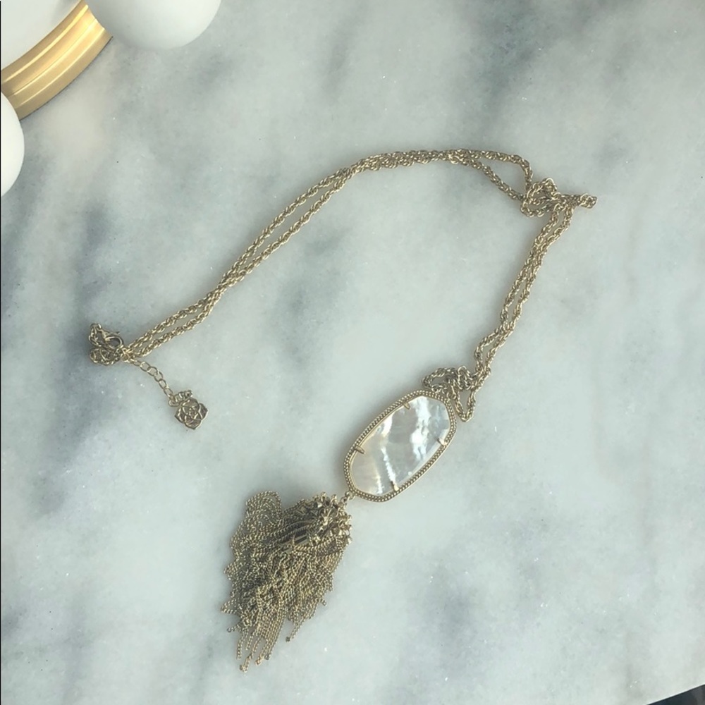 Rayne Long Gold Kendra Scott Necklace